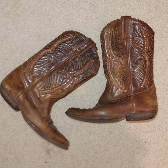 sancho Shoes - Vintage Brown leather Sancho cowboy boots